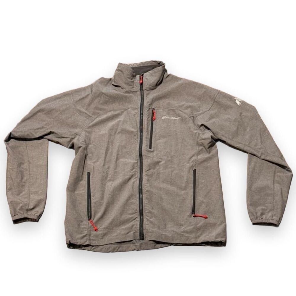 Eddie Bauer Grey Hiking Jacket Men's L